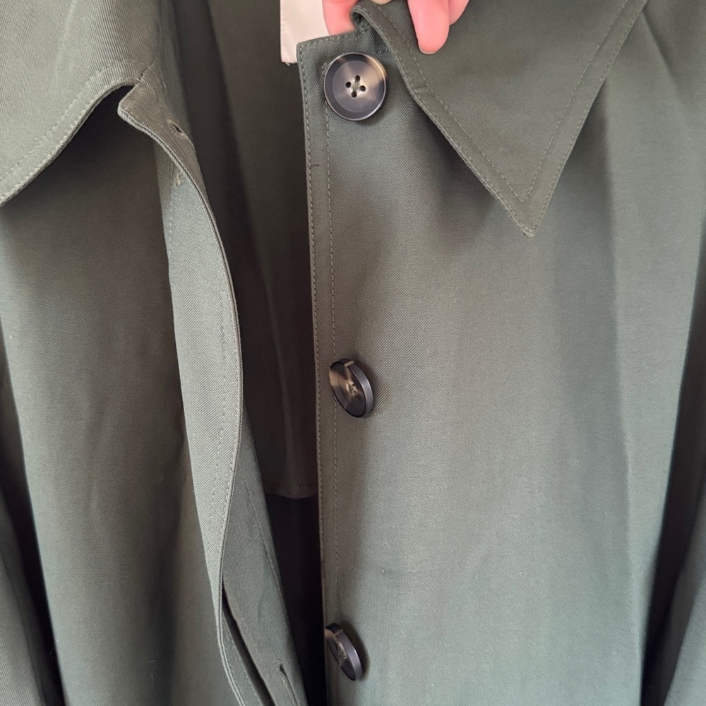 Cos Sleeveless Trench Coat Size M - Picture 7 of 12